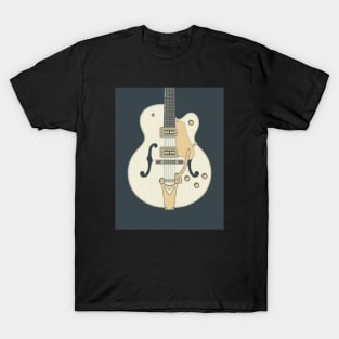 The White Falkon Guitar T-Shirt